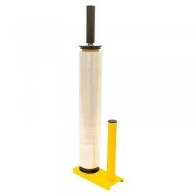 Dispenser Metalic Pentru Folie Stretch Utilizare Manuala, Material Metal, Culoare Galben-Folie Stretch, Legare Si Paletizare