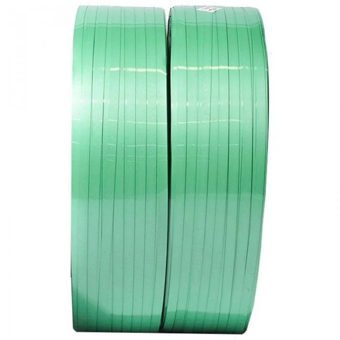 Banda Paletizare PET Lungime 1000 m, Latime 19 mm, Diametru Interior 406 mm, Grosime 1 mm, Rezistenta La Rupere 730 kgf, Culo...