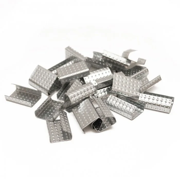 Capse Pentru Legat Banda PP Latime 16 mm, Utilizare Manuala, Material Metal, Buc / Pachet 800-Folie Stretch, Legare Si Paleti...