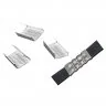 Capse Pentru Legat Banda PP Latime 12 mm, Utilizare Manuala, Material Metal, Buc / Pachet 1000-Folie Stretch, Legare Si Palet...