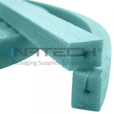 Profil Din Spuma PEE, Tip Edge Vetro Lungime 1 m, Ambalare Bara / 1m, Dimensiuni A-B-C-D 25 x 17 x 4 x 35 mm, Culoare Verde, Metri / Pachet 100