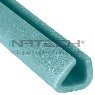 Profil Din Spuma PEE, U Clasic Lungime 2000 mm, Dimensiuni A-B-C-D 18 x 30 x 30 x 6 mm, Culoare Albastru, Metri / Pachet 500