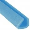 Profil Din Spuma PEE, U Clasic Lungime 2000 mm, Dimensiuni A-B-C-D 18 x 30 x 30 x 6 mm, Culoare Albastru, Metri / Pachet 500-...