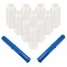 Kit Starter 10 Mini Role Folie Stretch Lungime 150 m, Latime 100 mm, Dispenser DA, 2, Grosime 15 my, Culoare Transparent, Rol...