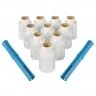 Kit Starter 10 Mini Role Folie Stretch Lungime 150 m, Latime 100 mm, Dispenser DA, 2, Grosime 15 my, Culoare Transparent, Rol...
