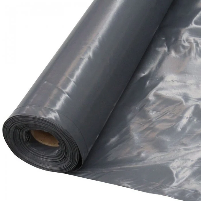 Folie Polietilena Pentru Constructii, 100 my Latime 4.2 m, Grosime 100 my, Greutate 53 kg, Culoare Negru / Gri / Verde-Produs...