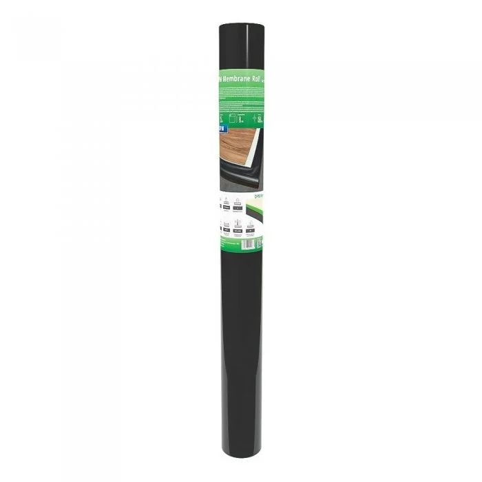 Folie Polietilena Pentru Constructii, 100 my Latime 4.2 m, Grosime 100 my, Greutate 53 kg, Culoare Negru / Gri / Verde-Produs...