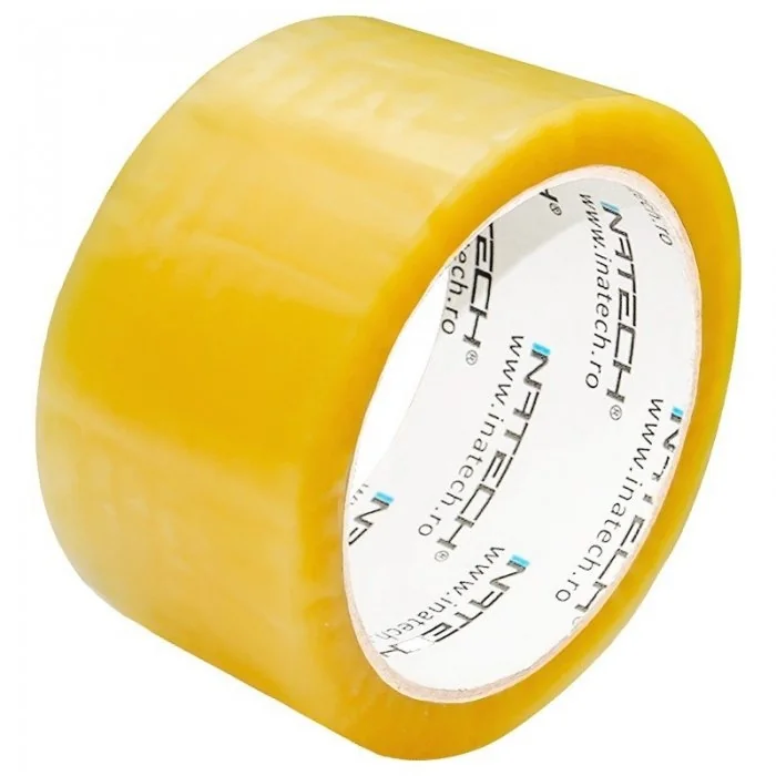 Banda Adeziva Hotmelt Lungime 60 m, Adeziv Hot Melt, Latime 48 mm, Culoare Transparent-Benzi Adezive Pentru Ambalare