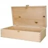 Cutie Din Lemn Pentru 2 Sticle De Vin Lungime 370 mm, Latime 175 mm, Inaltime 71 mm, Capac Cu balamale, Material Lemn, Culoar...
