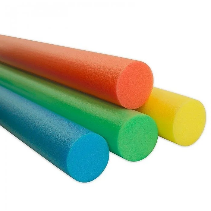 Bagheta Din Spuma Aquagym Lungime 1200 mm, Diametru 70 mm, Material Spuma, Culoare Gama Variata, Compatibil Conector Nu-Sport...