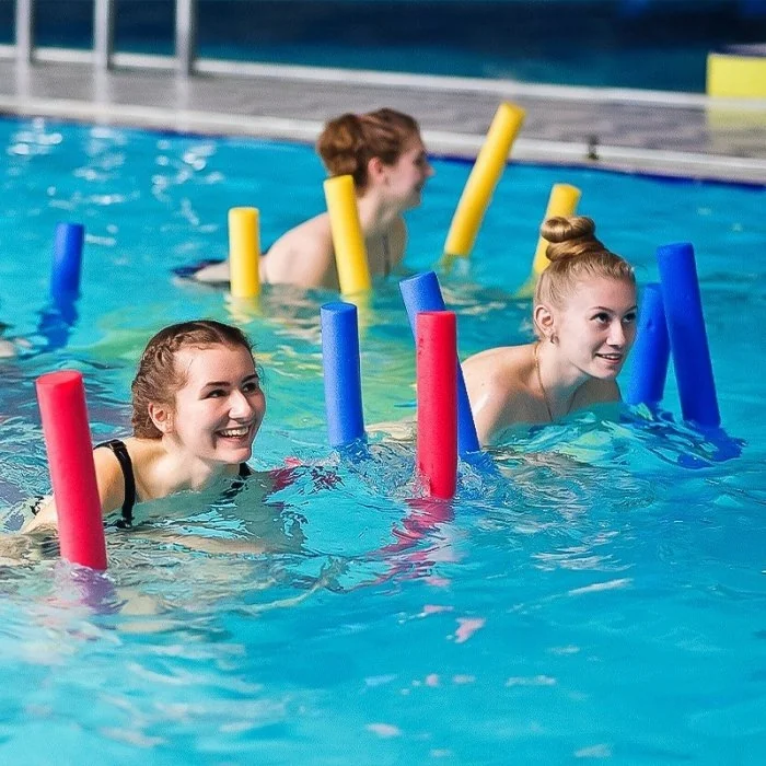 Bagheta Din Spuma Aquagym Lungime 1600 mm, Diametru 67 mm, Material Spuma, Culoare Gama Variata, Compatibil Conector Da-Sport...