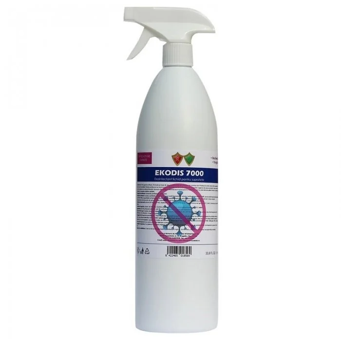 Solutie Dezinfectanta Pentru Suprafete Aspect Lichid, Cantitate 12 buc, Volum Litri 1, Culoare Incolor-Articole Menaj Si Prot...