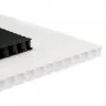 Placa Polipropilena Alveolara Lungime 1200 mm, Latime 800 mm, Grosime 3.5 mm, Culoare Negru, Greutate 800 gr/m2-Placa din Pol...
