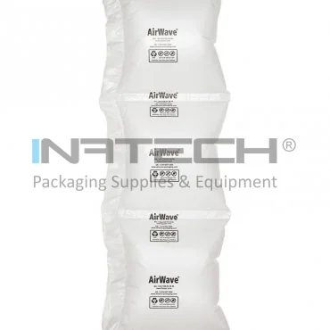 HDPE légpárnák AirWave 1 és 2 rendszerhez, Párna típusa: void fill párnák, Tekercshossz: 700 m, Méret: 200 x 210 mm, Anyag: HDPE 20 my
