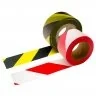 Banda De Avertizare Lungime 500 m, Latime 70 mm, Material LDPE, Culoare Rosu / Alb-Benzi Adezive Si Adezivi