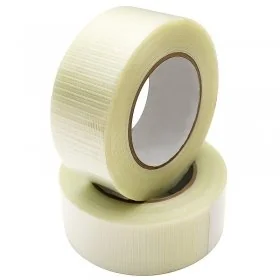 Banda Adeziva Ranforsata Lungime 50 m, Latime 50 mm, Culoare Transparent, Tip Ranforsare Bidirectional-Benzi Adezive Uz Indus...