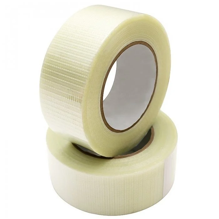 Banda Adeziva Ranforsata Lungime 50 m, Latime 50 mm, Culoare Transparent, Tip Ranforsare Bidirectional-Benzi Adezive Uz Indus...