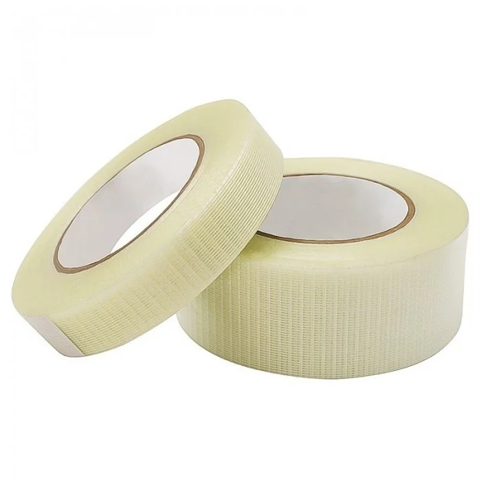 Banda Adeziva Ranforsata Lungime 50 m, Latime 50 mm, Culoare Transparent, Tip Ranforsare Bidirectional-Benzi Adezive Uz Indus...