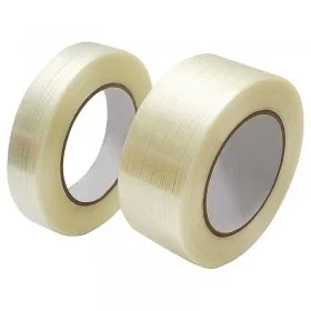Banda Adeziva Cu Fibra De Sticla Lungime 50 m, Latime 25 mm, Culoare Transparent, Tip Ranforsare Longitudinal-Benzi Adezive U...