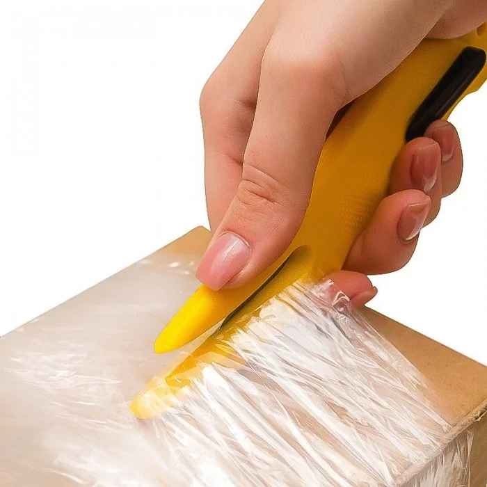 Cutter Multifunctional Utilizare Medie, Lama Metal, Culoare Negru / Galben, Suport Plastic-Accesorii Depozit