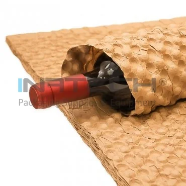 Buborékos kraftpapír, 580 x 380 mm, 70 g/m², natúr szín, 300 db/csomag