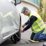 Placi Din Spuma Pentru Reparatii Auto Lungime 405 mm, Latime 190 mm, Grosime 15 mm, Culoare Negru / Galben, Buc / Pachet 62-S...
