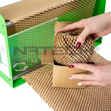 Dispenser Hartie Honeycomb DWSR-R 400/500 mm Dimensiuni mm (L × l × h) 285 x 230 x 520, Latime Rola 500 mm, Material Metal, Greutate 5 kg