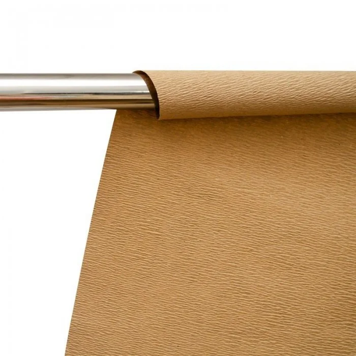 Hartie Creponata Kraft Pentru Ambalare 130 g/mp Lungime 8 m, Latime 70 mm, Densitate 130 g/mp, Material Hartie reciclata, Cul...