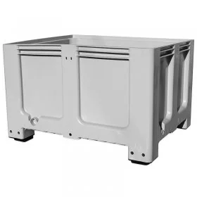 Boxpalet Plastic Cu Pereti Plini, 1200 x 1000 x 760 mm Lungime 1200 mm, Latime 1000 mm, Inaltime 760 mm, Volum Litri 610, Var...