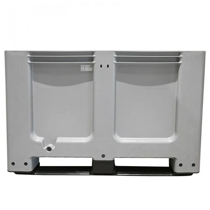 Boxpalet Plastic Cu Pereti Plini, 1200 x 1000 x 760 mm Lungime 1200 mm, Latime 1000 mm, Inaltime 760 mm, Volum Litri 610, Var...