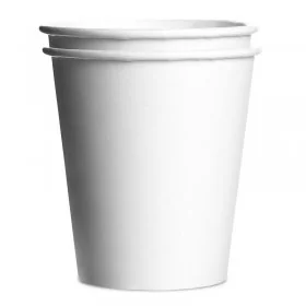 Pahar Carton 8 oz Pentru Bauturi Calde, 50 buc/set Ambalare 50 buc/set, Volum Oz 8, Culoare Alb-Pahare Carton