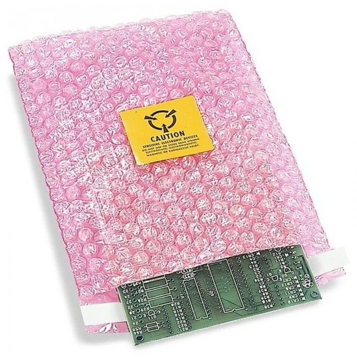 Pungi Cu Bule In Doua Straturi, Roz, 60 my Lungime 200 mm, Latime 140 mm, Straturi 2, Grosime 60 my, Clapeta 50 mm, Culoare R...