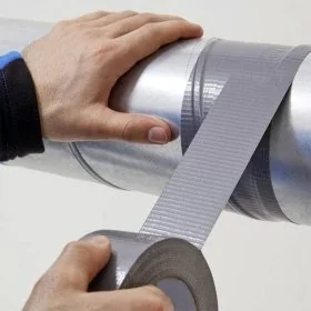 Banda Adeziva Duct Tape Bedax Lungime 22.86 m, Adeziv Hot Melt, Latime Rola 48 mm, Culoare Negru-Benzi Adezive Uz Industrial