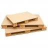 Palet Din Carton Ondulat Tip Euro Lungime 1200 mm, Latime 800 mm, Inaltime 105 mm, Rezistenta 500 kg, Culoare Natur, Nr. Pici...