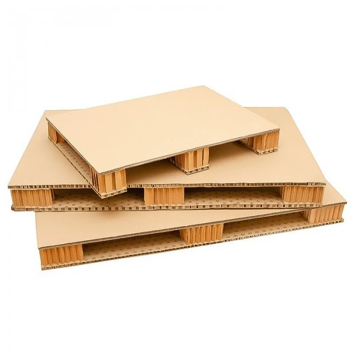 Palet Din Carton Ondulat Tip Euro Lungime 1200 mm, Latime 800 mm, Inaltime 105 mm, Rezistenta 500 kg, Culoare Natur, Nr. Pici...