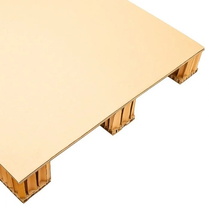 Palet Din Carton Ondulat Tip Euro Lungime 1200 mm, Latime 800 mm, Inaltime 105 mm, Rezistenta 500 kg, Culoare Natur, Nr. Pici...