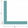 Profil Din Spuma PEE, Tip L Lungime 1000 mm, DIMENSIUNI A-B 50 x 50 mm, Grosime 6 mm, Culoare Verde, Metri / Pachet 90-Poliet...