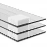Distantiere XPE Pentru Protectie, Adezivate, Alb/Negru Lungime 50 mm, Latime 50 mm, Grosime 30 mm, Culoare Alb, Buc / Pachet ...