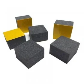 Distantiere XPE Pentru Protectie, Adezivate, Alb/Negru Lungime 40 mm, Latime 40 mm, Grosime 20 mm, Culoare Negru, Buc / Pache...