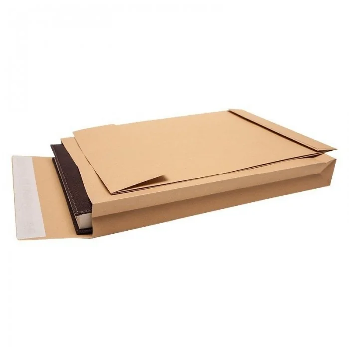 Plic Cu Burduf Adeziv Siliconic, Dimensiuni 250 x 353 mm, Burduf 50 mm, Culoare Maro, Tip B4, Buc / Pachet 250-Plicuri Si Pun...