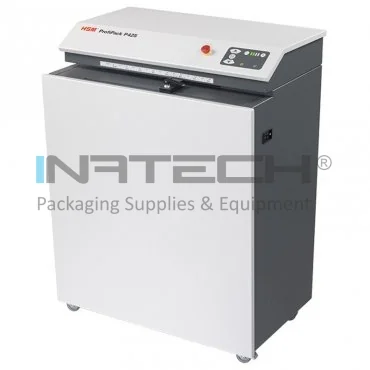 HSM ProfiPack HSM P425 kartonaprító, kartonszélesség 425 mm, kartonvastagság 20 mm, vágási sebesség 220 mm/s, teljesítmény 1800 W, elszívó NINCS