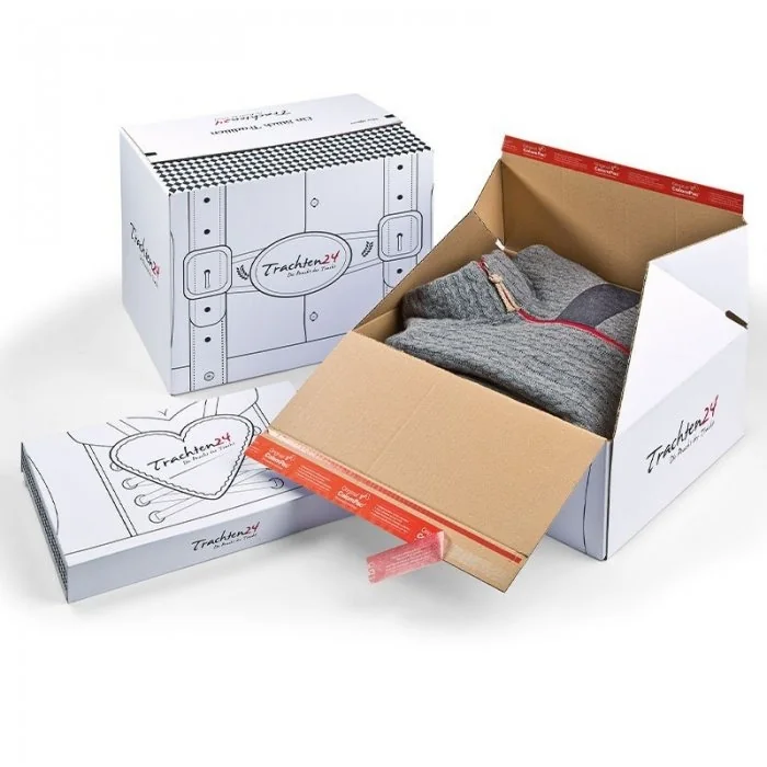 Cutii Cu Autoformare Si Autosigilare ColomPac ® Lungime 389 mm, Latime 324 mm, Inaltime 160 mm, Sistem Inchidere 2 x Banda Du...