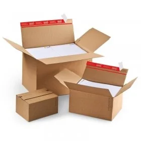 Cutii Autoformare Si Autosigilare Pop-Up ColomPac ® Lungime 229 mm, Latime 164 mm, Inaltime 50-115 mm, Sistem Inchidere Banda...