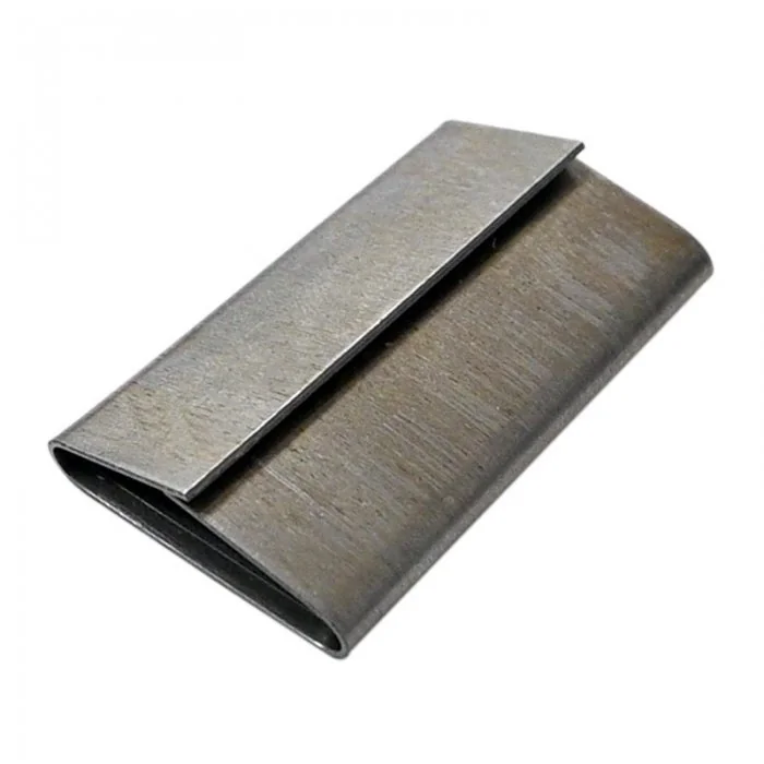 Cleme Pentru Legare Banda Metalica Lucioasa Latime 19 mm, Utilizare Manuala, Material Metal, Buc / Pachet 2500-Benzi Pentru L...