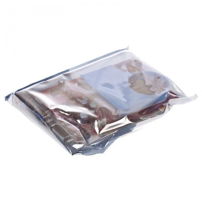 Pungi Antistatice ESD Dimensiuni mm (l x L) 180 x 250, Grosime 80 my, Culoare Transparent, Buc / Pachet 50-Folie Si Pungi Pen...