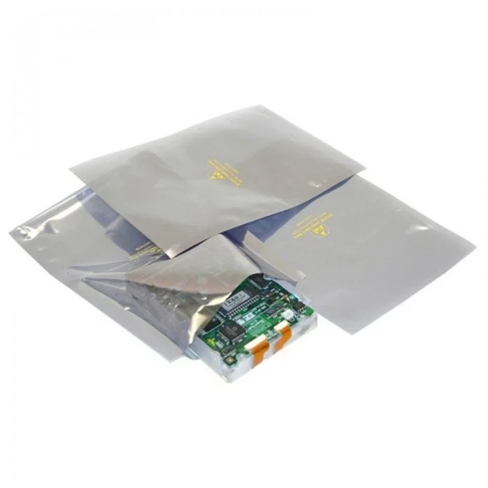 Pungi Antistatice ESD Dimensiuni mm (l x L) 100 x 150, Grosime 80 my, Culoare Transparent, Buc / Pachet 50-Folie Si Pungi Pen...