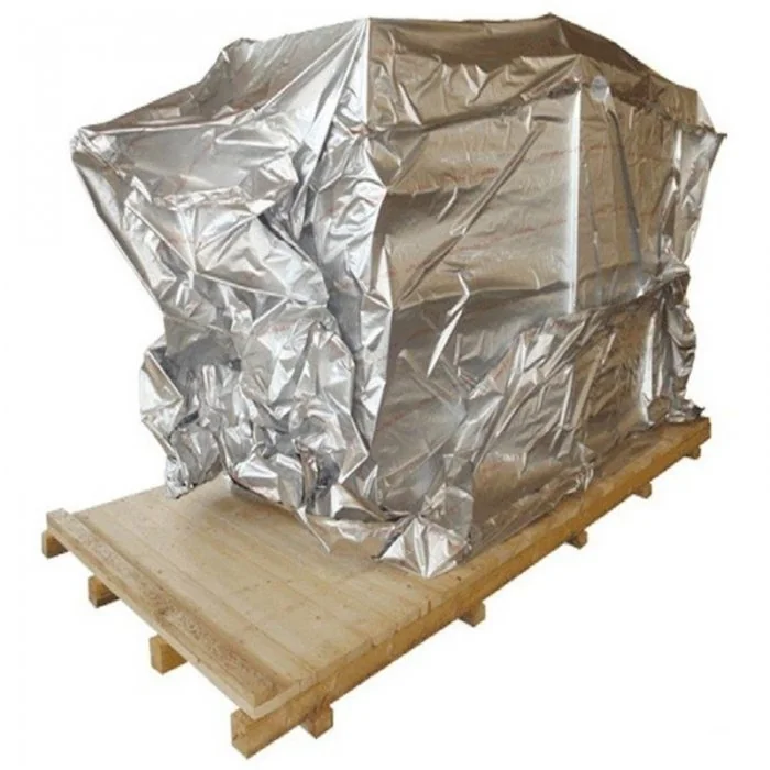 Folie Aluminiu Triplustratificata VCI Lungime 300 m, Latime 1000 mm, Grosime 105 my, Culoare Argintiu, Greutate 120 gr/m2-Amb...