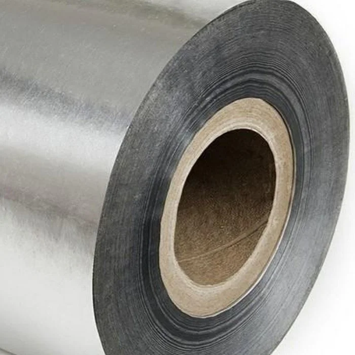 Folie Aluminiu Triplustratificata VCI Lungime 240 m, Latime 1250 mm, Grosime 105 my, Culoare Argintiu, Greutate 120 gr/m2-Amb...