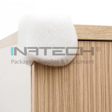 Habvédő habsarok A-B MÉRET 100 x 10 mm, Fehér, db / 1550 db-os csomag