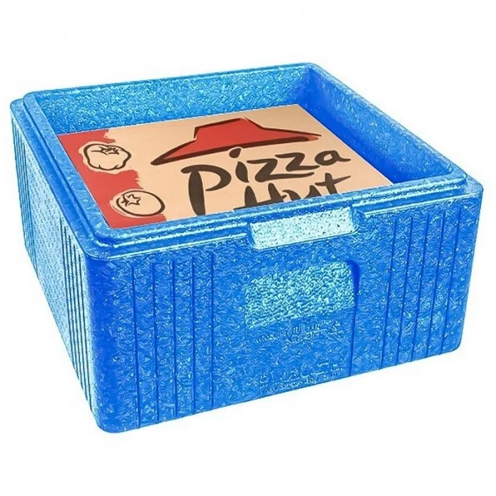 Cutii Termoizolante Pizza Dimensiune Interioara 350 x 344 x 175 mm, Capacitate 21 kg, Dimensiune Exterioara 400 x 400 x 230 m...